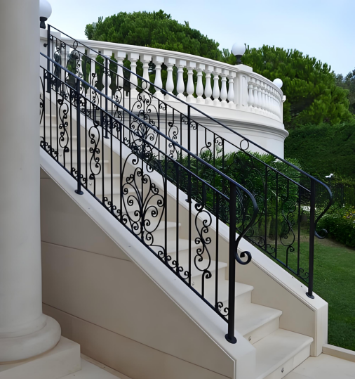 Wrought iron railing system