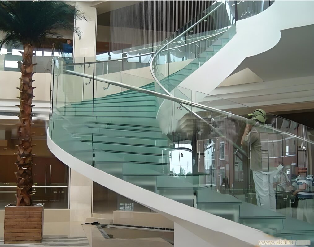 Glass railing system