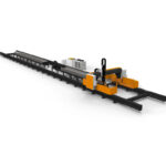H-beam and metal plate composite cutting machine